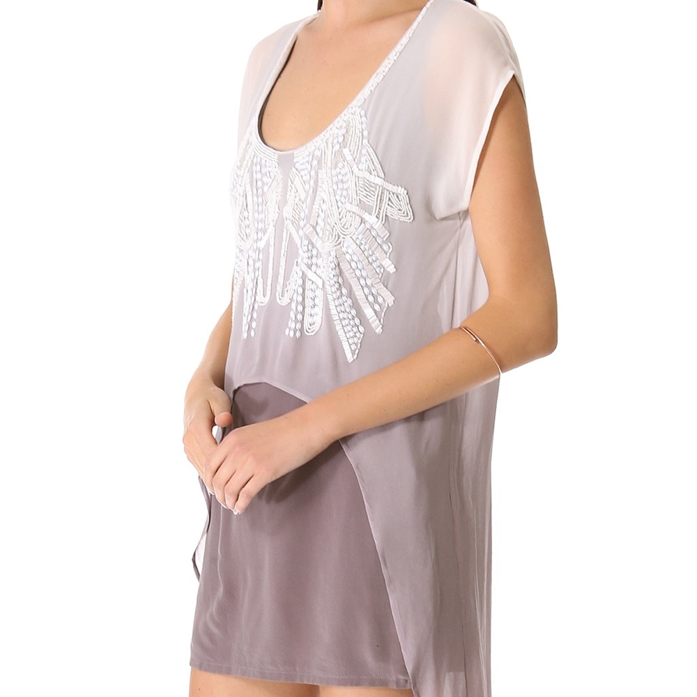 Addison Beaded Dip Dye Dress, Size Small